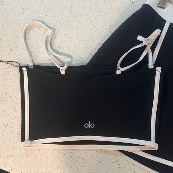 Alo Airbrush Streamlined Skirt + Bra Tank Set - Picture 8 of 12